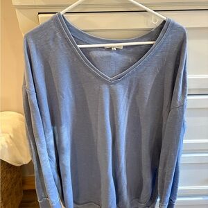 Z Supply Soft Blue Knit Top